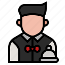 avatar, dining, profession, restaurant, serve, service, waiter