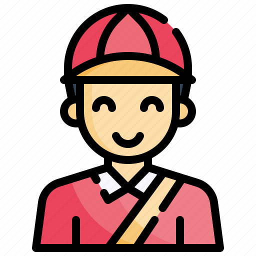 Delivery, man, courier, profession, people icon - Download on Iconfinder