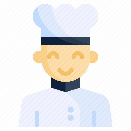 Chef, professions, jobs, restaurant, man, food icon - Download on Iconfinder