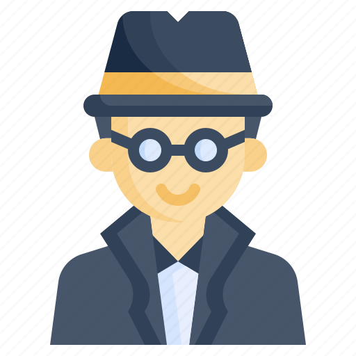 Detective, spy, occupation, man, jobs icon - Download on Iconfinder