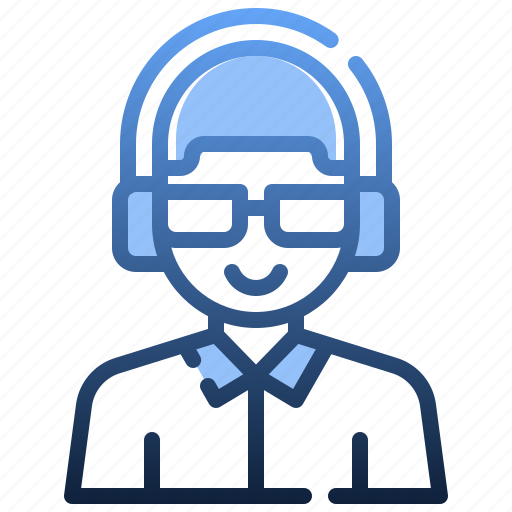 Dj, musician, profession, man, headphones icon - Download on Iconfinder