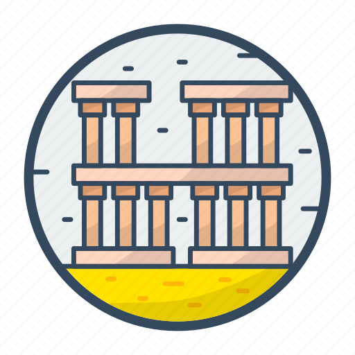 Theater, roman, jordan, ancient, architecture icon - Download on Iconfinder
