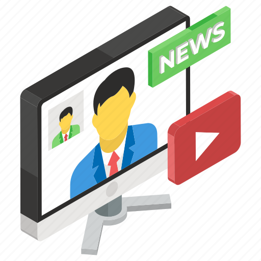 Journalism, live news, media, news, news channel, television, tv channel icon - Download on Iconfinder