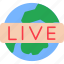 live, broadcast, online, signal, icon 