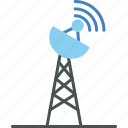 signal, tower, broadcast, communication, mobile, radio, icon