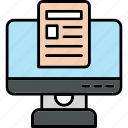 article, advertising, events, news, newspaper, announcement, note, icon