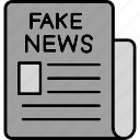 fake, news, microphone, untrue, report, interview, icon