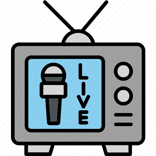 Live, broadcast, news, icon icon - Download on Iconfinder