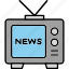 news, going, live, reporter, television, tv, watch, icon 