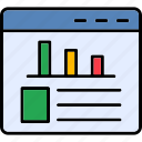 statistics, analytics, bar, chart, data, graph, report, sales, icon