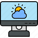 weather, news, cloud, forecast, icon
