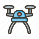 drone, technology, camera, quadcopter, device