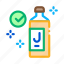 approved, bottle, factory, juice, mark, plant, production 