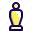academy, award, film, movie, oscar, trophy 