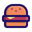burger, food, hamburger, junk, sandwich 