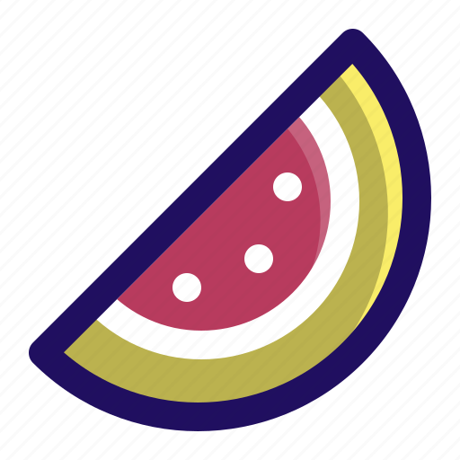 Food, fruit, juicy, summer, sweet, watermelon icon - Download on Iconfinder