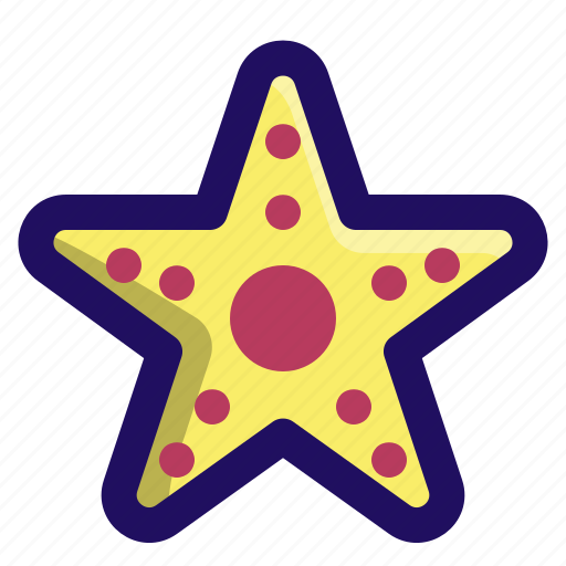 Animal, fish, ocean, sea, star, starfish icon - Download on Iconfinder