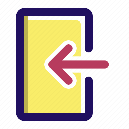 Arrow, direction, door, enter, inside, sign icon - Download on Iconfinder