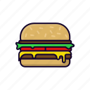 burger, food, junk food, cheeseburger, fast food