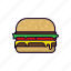 burger, food, junk food, cheeseburger, fast food 