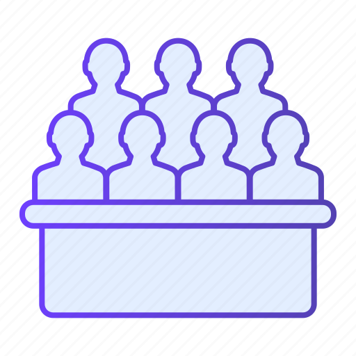 Jury, box, group, law, people, judgment, justice icon - Download on Iconfinder