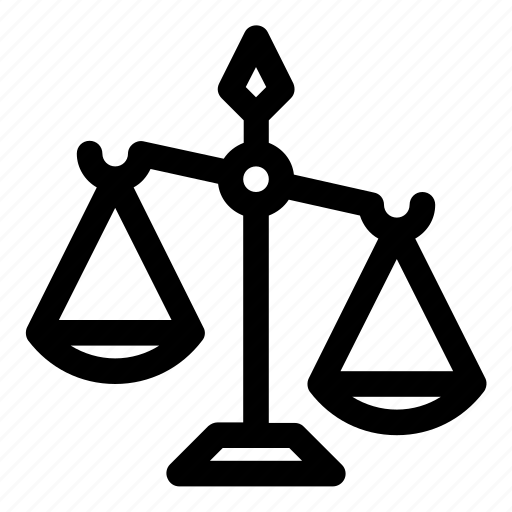 Court justice law scales scales of justice icon