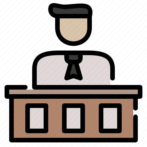 Judge, lawyer, professions and jobs, attorney, law, court justice icon - Download on Iconfinder