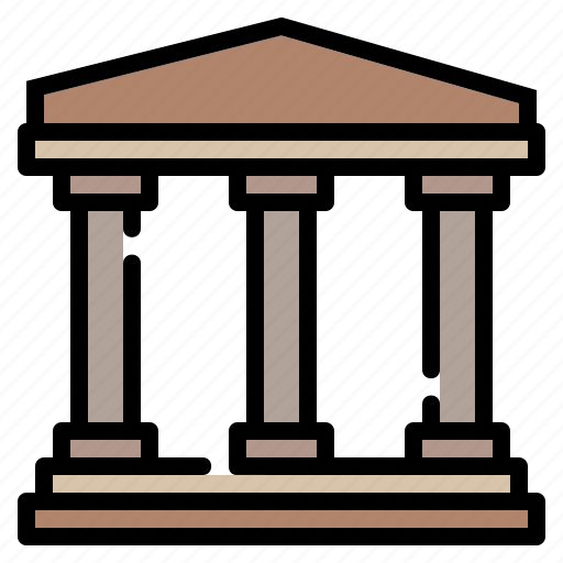 Courthouse, court building, building, law, gavel, trial, justice icon - Download on Iconfinder