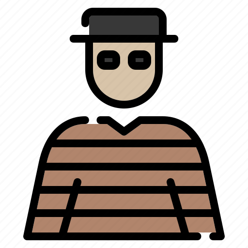 Thief, bandit, criminal, mafia, robber, police, crime icon - Download on Iconfinder