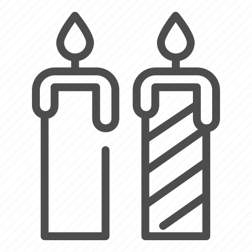 Burn, candle, candlelight, decoration, wax, flame icon - Download on Iconfinder