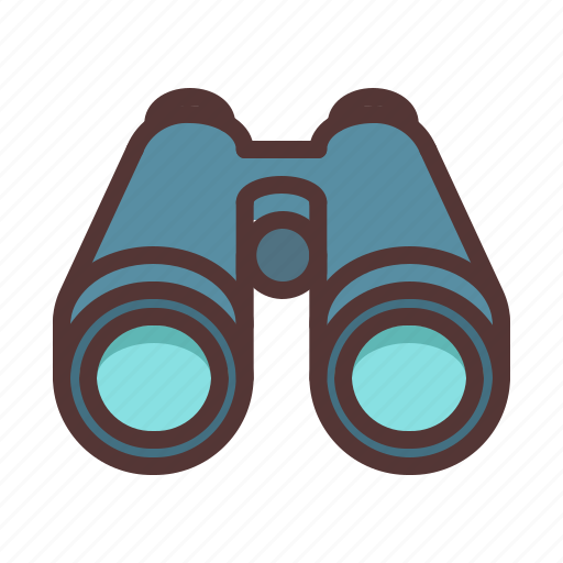 Binoculars, birdwatching, camp, camping, nature, outdoors, search icon - Download on Iconfinder