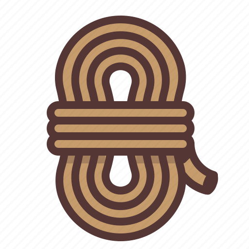 Climbing, coil, mountaineering, rope, twine icon - Download on Iconfinder