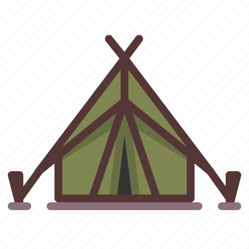 Camping, hiking, outdoors, shelter, survival, tent icon - Download on Iconfinder