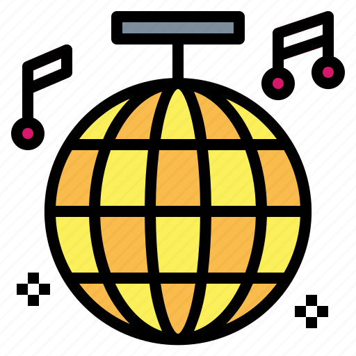 Ball, birthday, club, disco, party icon - Download on Iconfinder