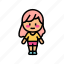 chibi, character, girl, cute, anime, emot 