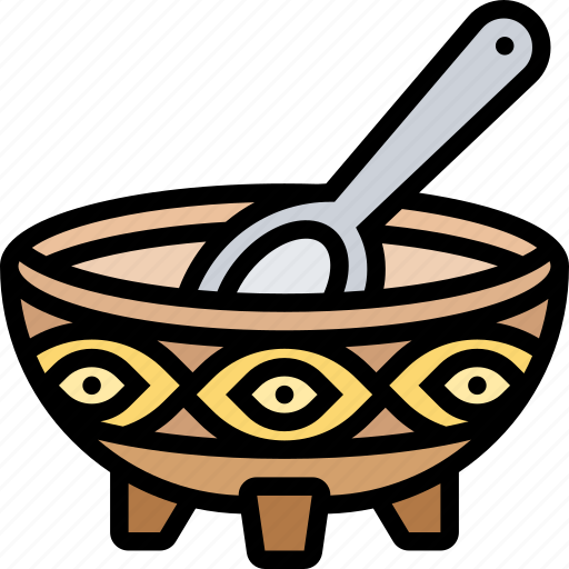 Bowl, painted, handicraft, artifact, woodwork icon - Download on Iconfinder