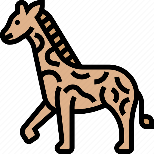 Giraffe, wildlife, animal, safari, savanna icon - Download on Iconfinder