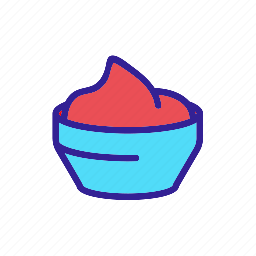Bowl, classical, food, grocery, ketchup, natural, spicy icon - Download on Iconfinder