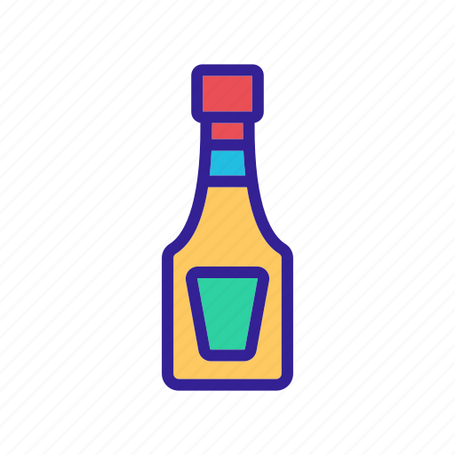 Bottle, classical, ketchup, lid, sauce, spicy, tomato icon - Download on Iconfinder