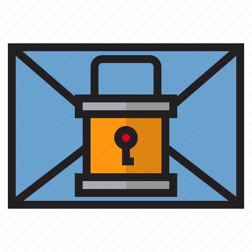 Lock, mail, data, save icon - Download on Iconfinder