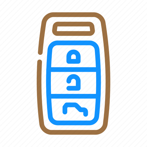 Car, proximity, key, open, close, padlock icon - Download on Iconfinder