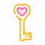 heart, key, wedding, open, close, padlock 