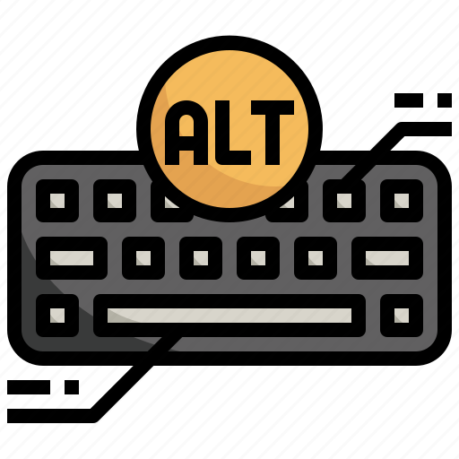 Alt, alternate, keyboard, button, computer, hardware icon - Download on Iconfinder