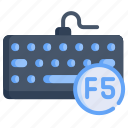 f5, refresh, keyboard, button, computer, hardware, tool