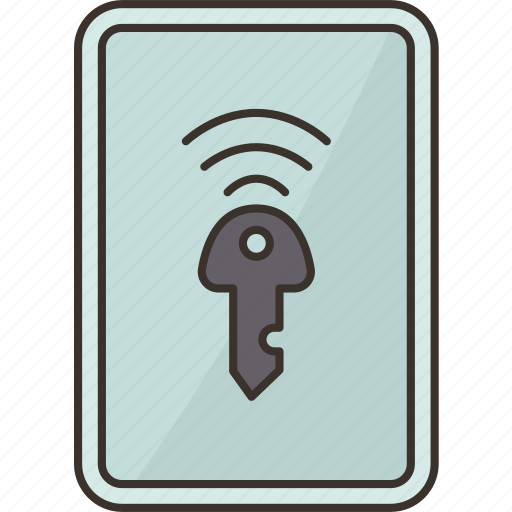 Keycard, access, entry, room, keyless icon - Download on Iconfinder