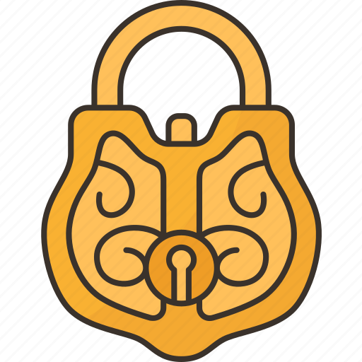 Lock, antique, keyhole, old, mystery icon - Download on Iconfinder