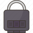 lock, word, combination, protection, security