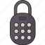 padlock, code, password, security, number 