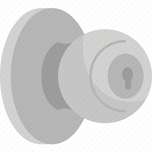 Doorknob, handle, door, lock, entrance icon - Download on Iconfinder