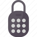 padlock, code, password, security, number